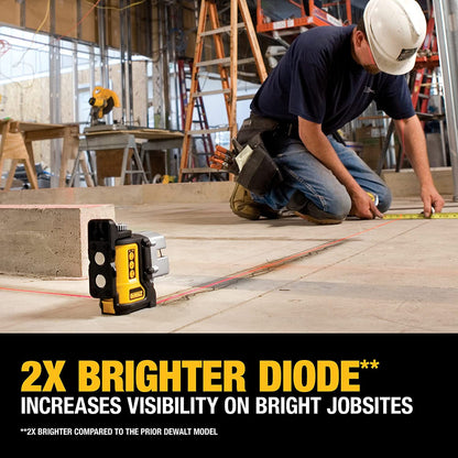 DeWalt DW089K 3-Beam Red Line Laser