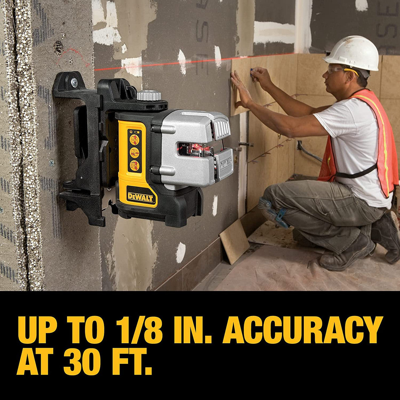 DeWalt DW089K 3-Beam Red Line Laser