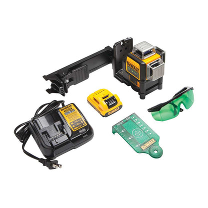 DeWalt DW089LG 12V MAX 3 x 360 Degree Green Line Laser