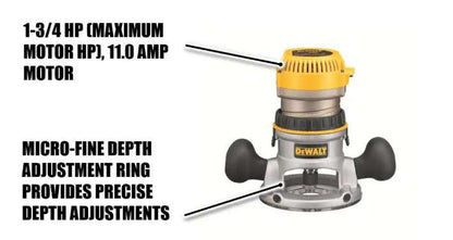DeWalt DW616 1-3/4 HP Fixed Base Router