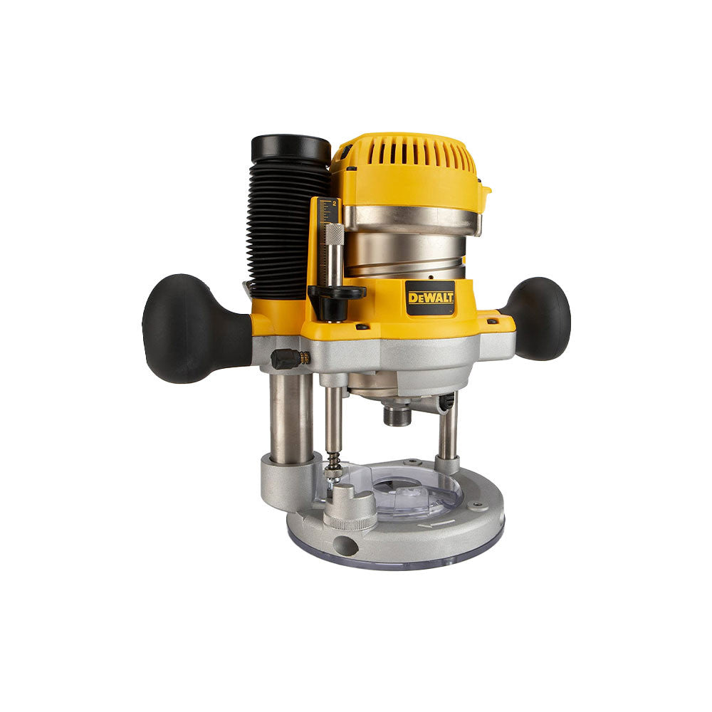 DeWalt DW618PK 2-1/4 HP EVS Fixed Base / Plunge Router Combo Kit with Soft Start