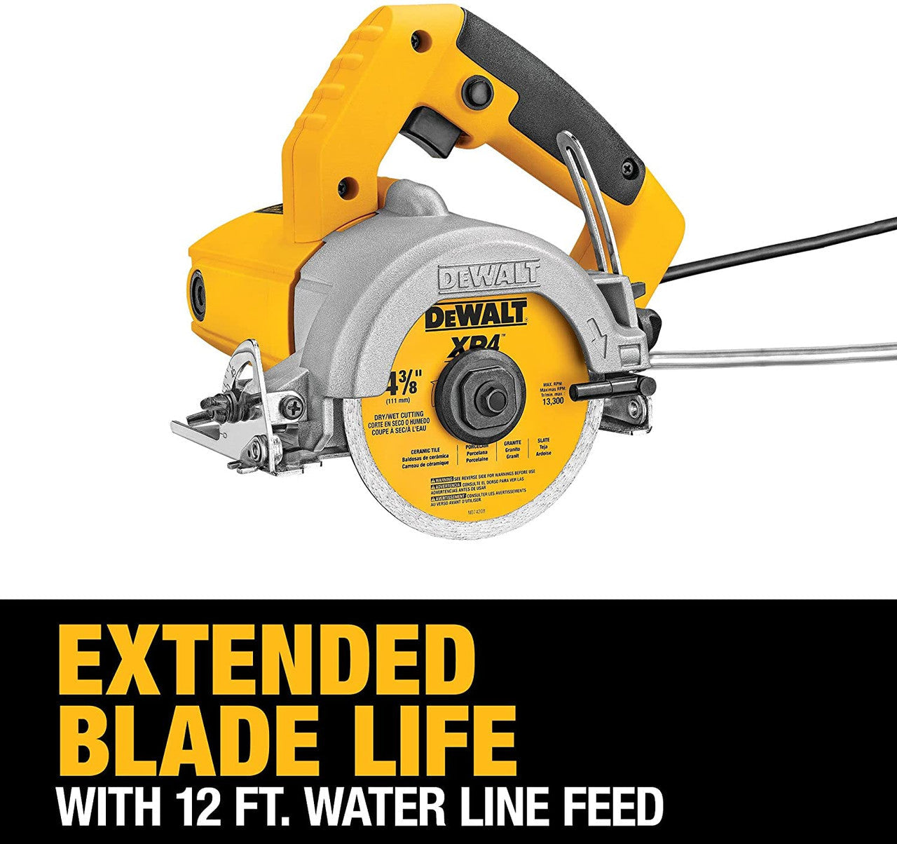 DeWalt DWC860W 4-3/8 inch Wet/Dry Handheld Tile Cutter