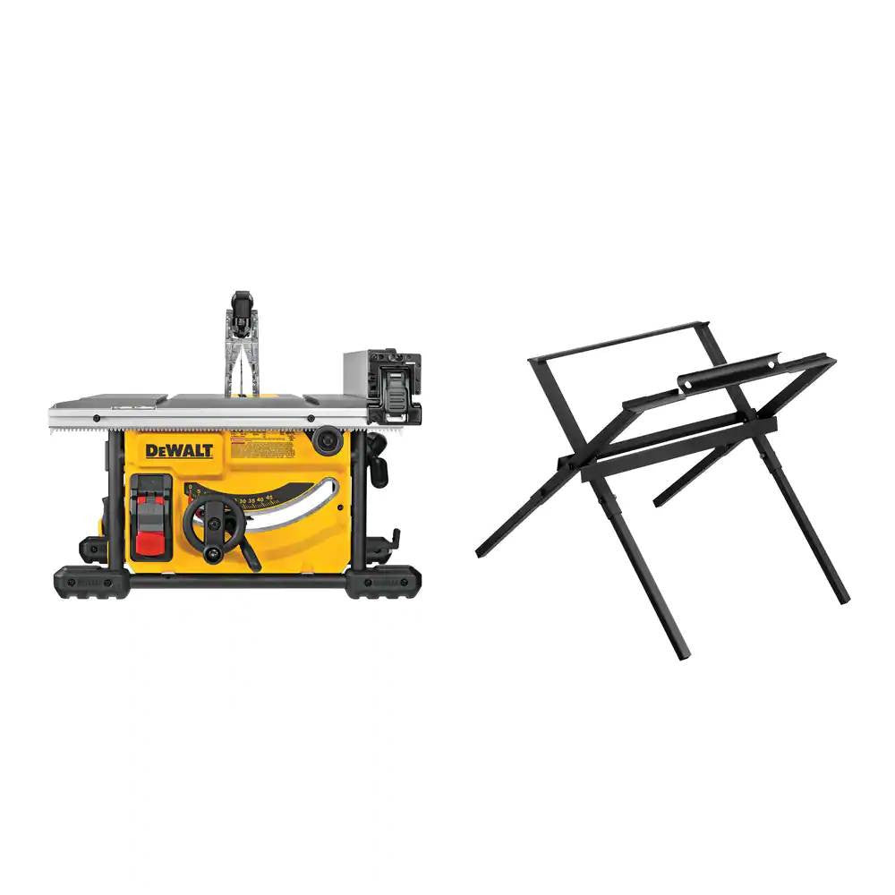 DeWalt DWE7485WS 8-1/4 Inch Compact Jobsite Table Saw with Stand