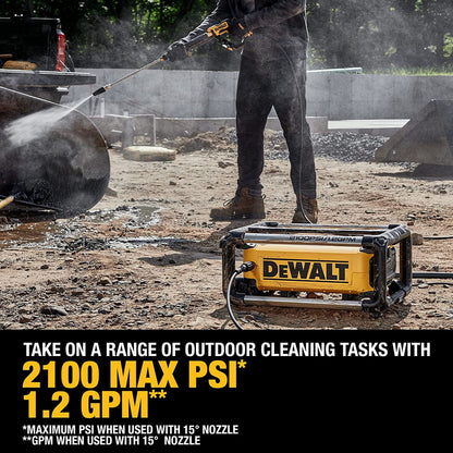 DeWalt DWPW2100 13 AMP 2100 PSI 1.2 GPM Electric Pressure Washer