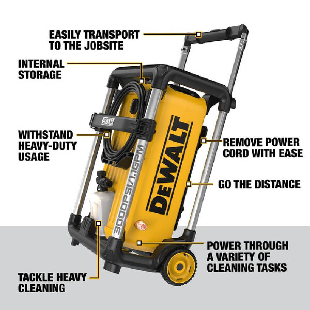 DeWalt DWPW3000 15 Amp Brushless 3000 PSI Pressure Washer