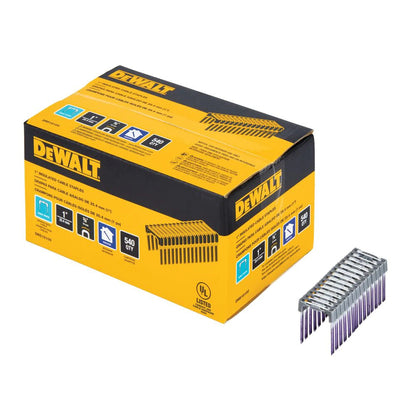 DeWalt DRS18100 1 Inch Insulated Cable Staples - 540pk