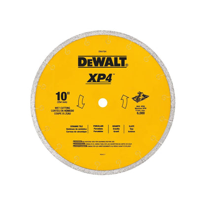 DeWalt DW4764 10 inch XP4 Porcelain Tile Diamond Blade