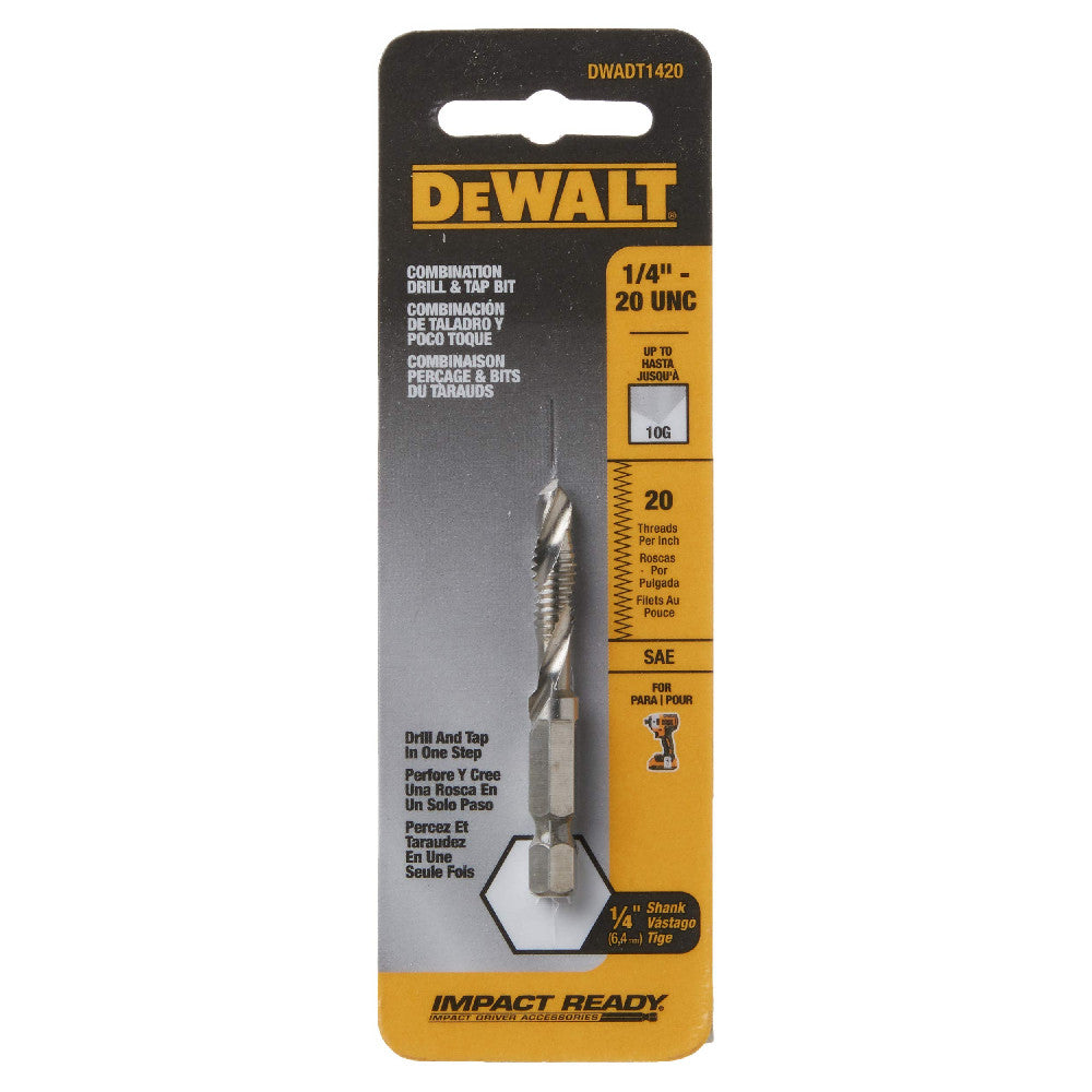 DeWalt DWADT1420 14-20 UNC Drill & Tap Bit