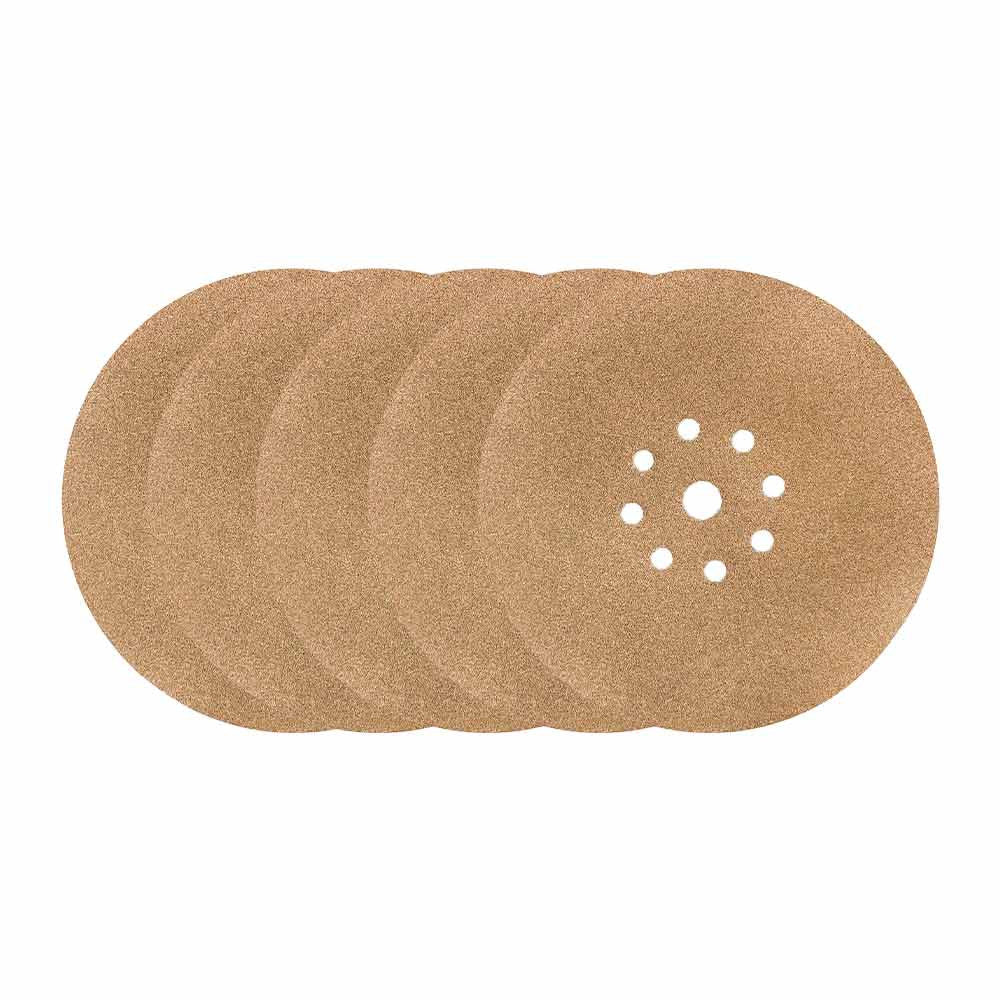 DeWalt 9 Inch 240 Grit Drywall Sanding Discs - 5pk
