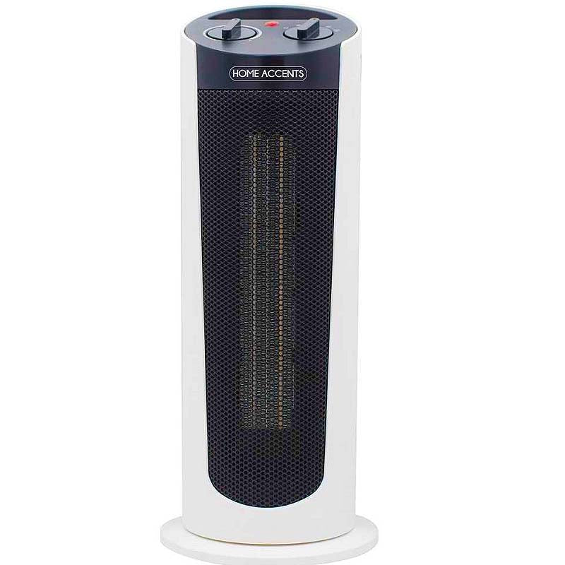 Home Accents 750W / 1500W Oscillating 18in Ceramic Tower Heater