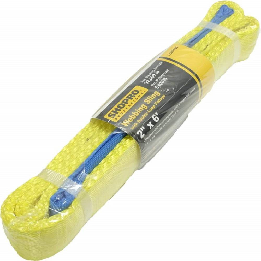 SHOPRO L003155 6,400lb 2in x 6' Webbing Sling