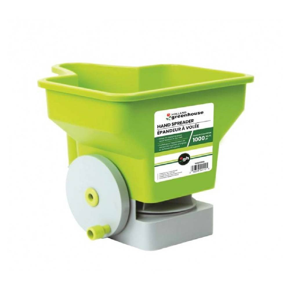 Holland Greenhouse S010590G All-Season Handheld Spreader for 1,000 sq.ft Coverage