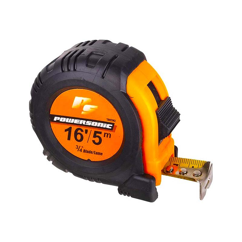 PowerSonic SAE/Metric Economy Tape Measure 5m / 16' x 3/4in