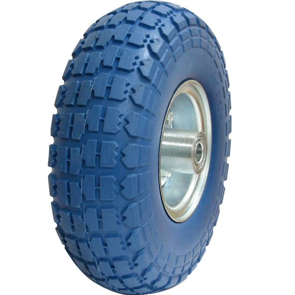 SHOPRO T008796 10in Flat-Free Hand Truck Tire - Blue