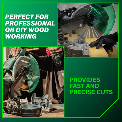Metabo HPT C10FCG2M 15 Amp 10in Single Bevel Compound Mitre Saw
