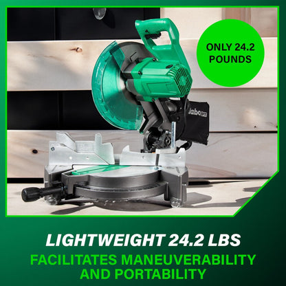 Metabo HPT C10FCG2M 15 Amp 10in Single Bevel Compound Mitre Saw