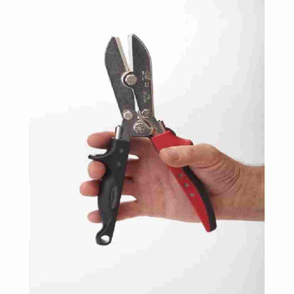 Malco C5R Blade Hand Crimper being held with the crimp open