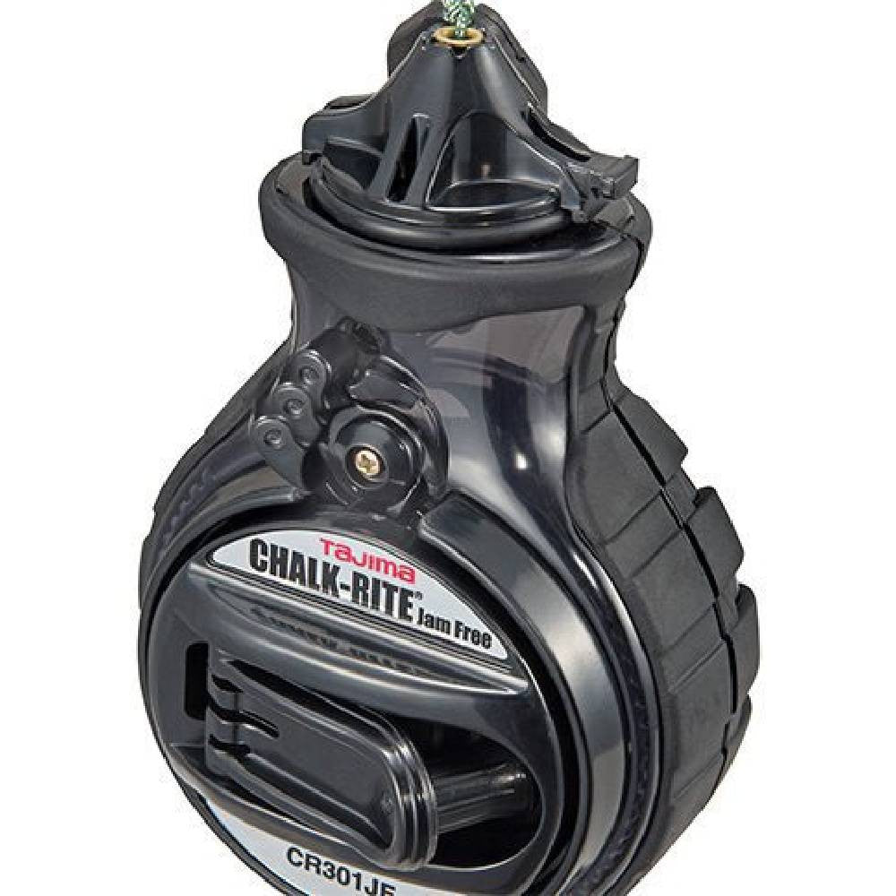 Tajima CR301JF 100' Chalk-Rite Jam Free Extra Bold Chalk Line Reel