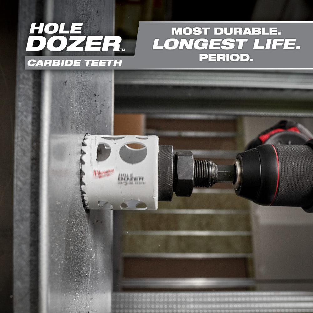 Milwaukee 49-22-3090 12pc HOLE DOZER Hole Saw with Carbide Teeth Set