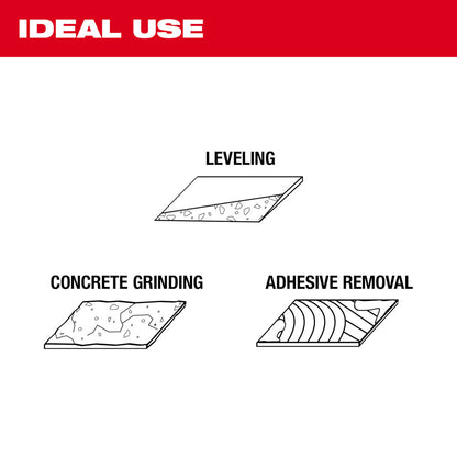 Milwaukee 4in Segmented Turbo Diamond Cup Wheel