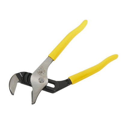 Klein Tools D502-10 10-inch Pump Pliers showing with jaws open