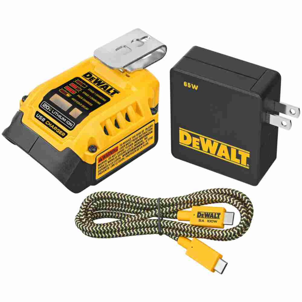 DeWalt DCB094K 20V MAX Charger and USBC Adaptor Kit