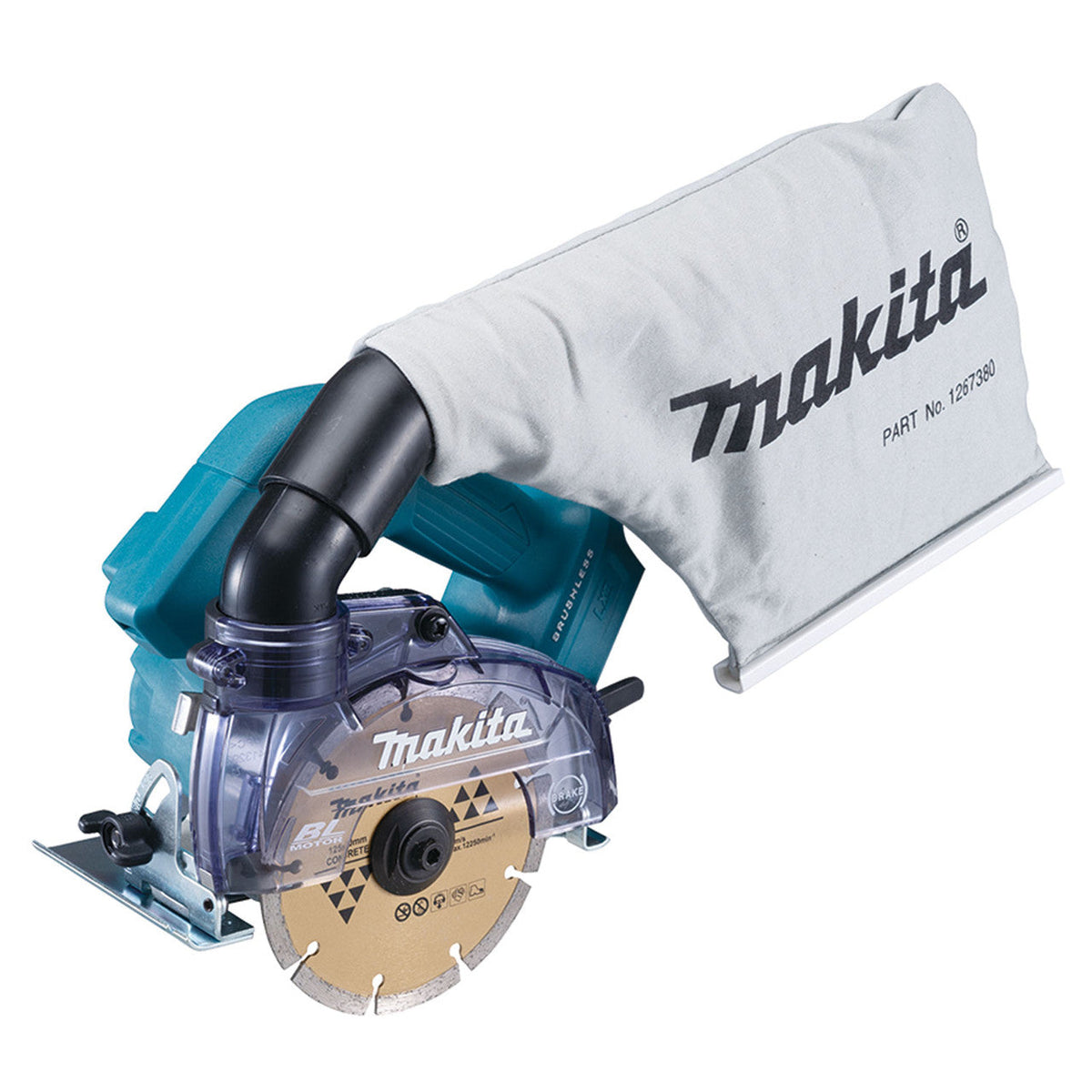 Makita DCC500ZX1 18V LXT Cordless Brushless 5 inch Wet/Dry Masonry Saw (Tool Only)
