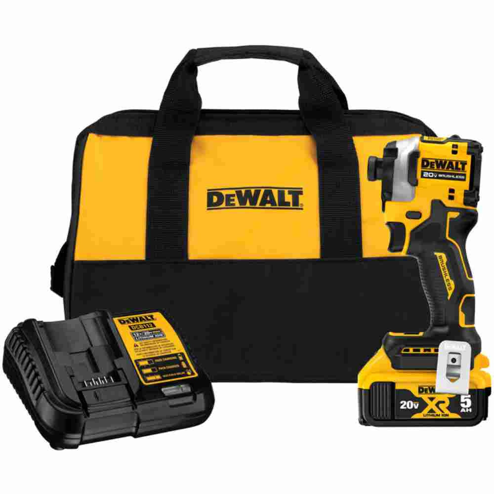 DeWalt DCF850P1 ATOMIC 20V MAX Cordless Brushless 3-Speed 1/4 inch Impact Driver Kit
