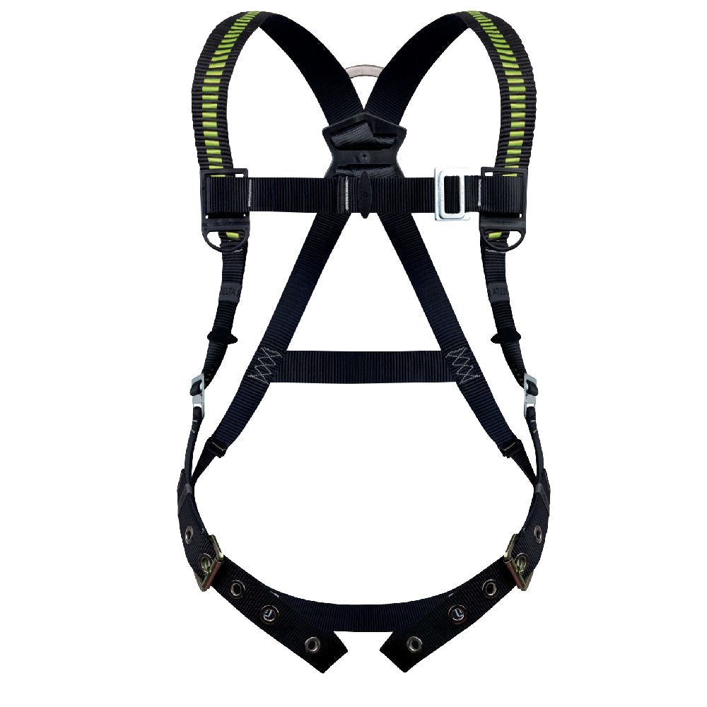 DEGIL Full Body Safety Harness with 2 Adjustable Buckles & Back Anchorage Point - SM/MD/LG