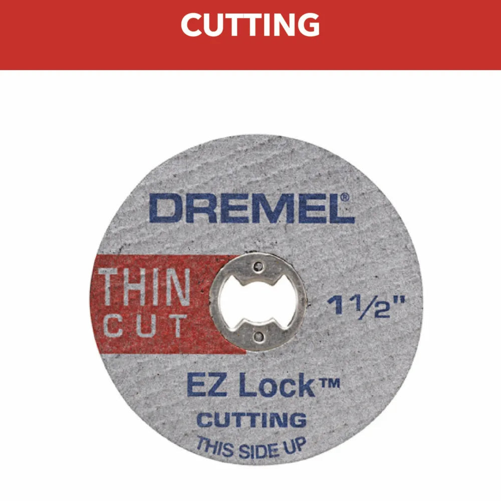 Dremel 1-1/2in EZ Lock Thin Cut-Off Wheels - 5pk