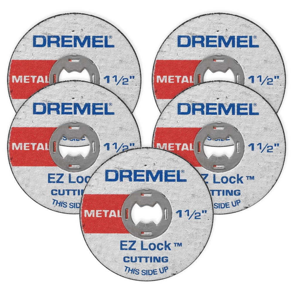 Dremel 1-1/2in EZ Lock Metal Cut-Off Wheels - 5pk