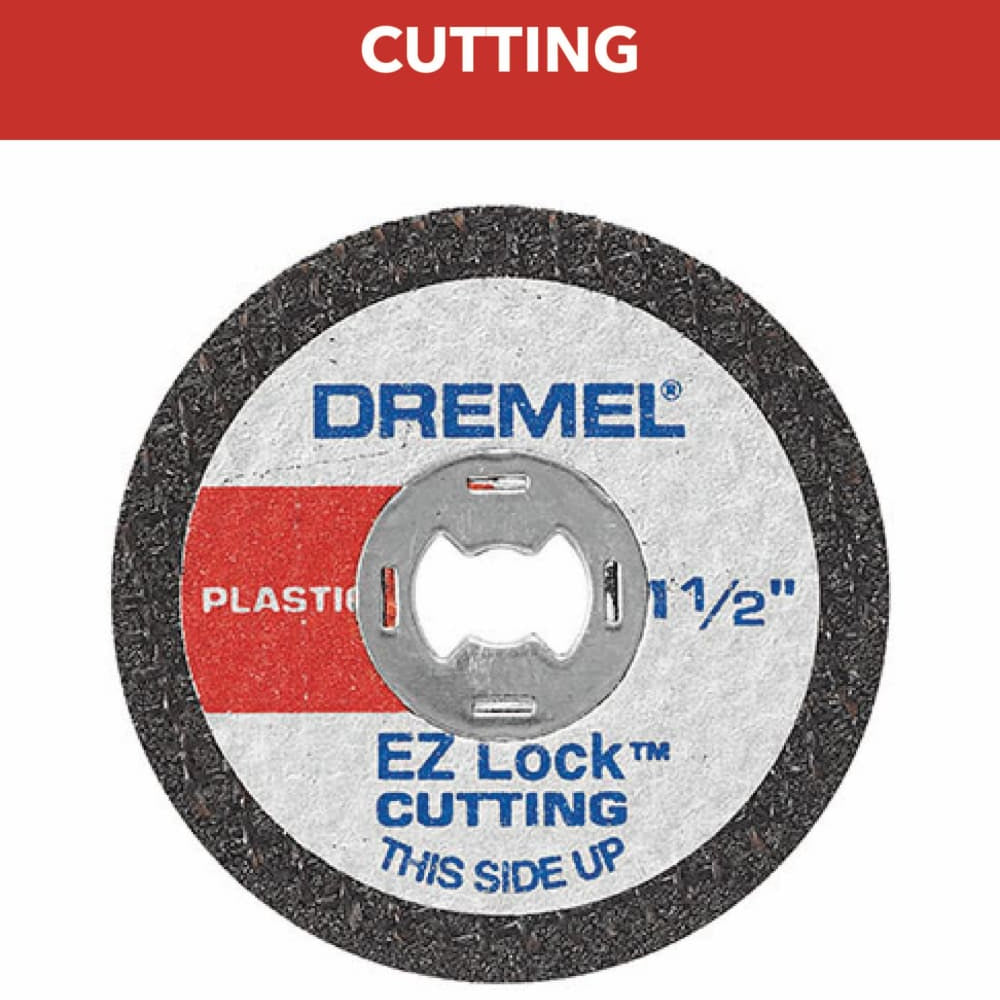Dremel 1-1/2in EZ Lock Plastic Cut-Off Wheels - 5pk