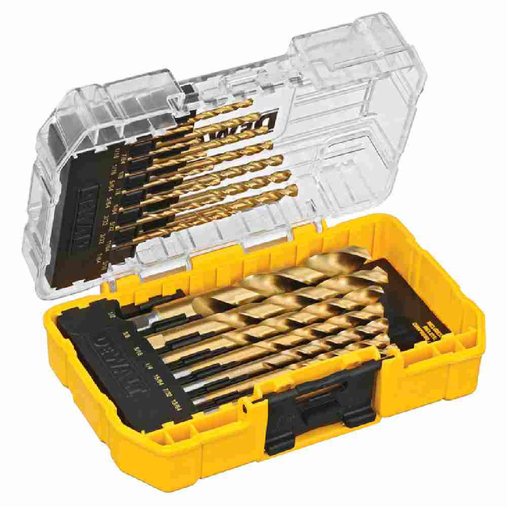 DeWalt DW1342 21pc Speed Tip Titanium Nitride Coated Drill Bit Set