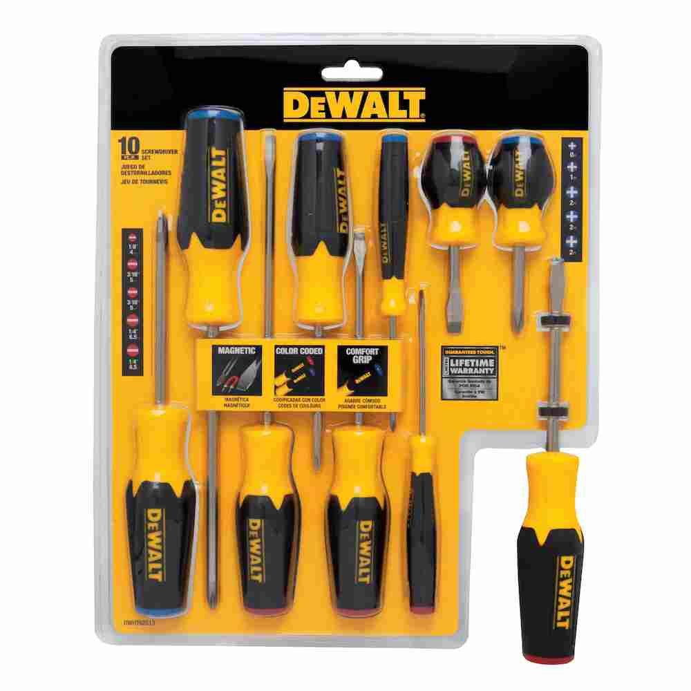 Dewalt DWHT65203 10-Peice Screwdriver Set in packaging