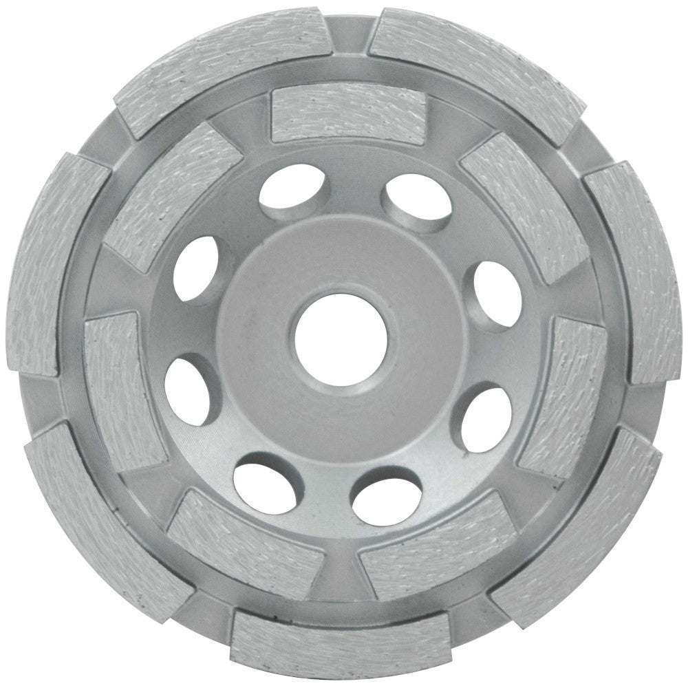 Milwaukee 4 inch Double Row Segmented Diamond Cup Wheel