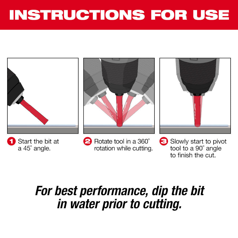 Milwaukee 49-56-0517 1 Inch Diamond Max Hole Saw