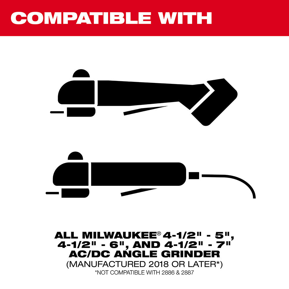 Milwaukee 4-1/2in - 5in Cutting Dust Shroud