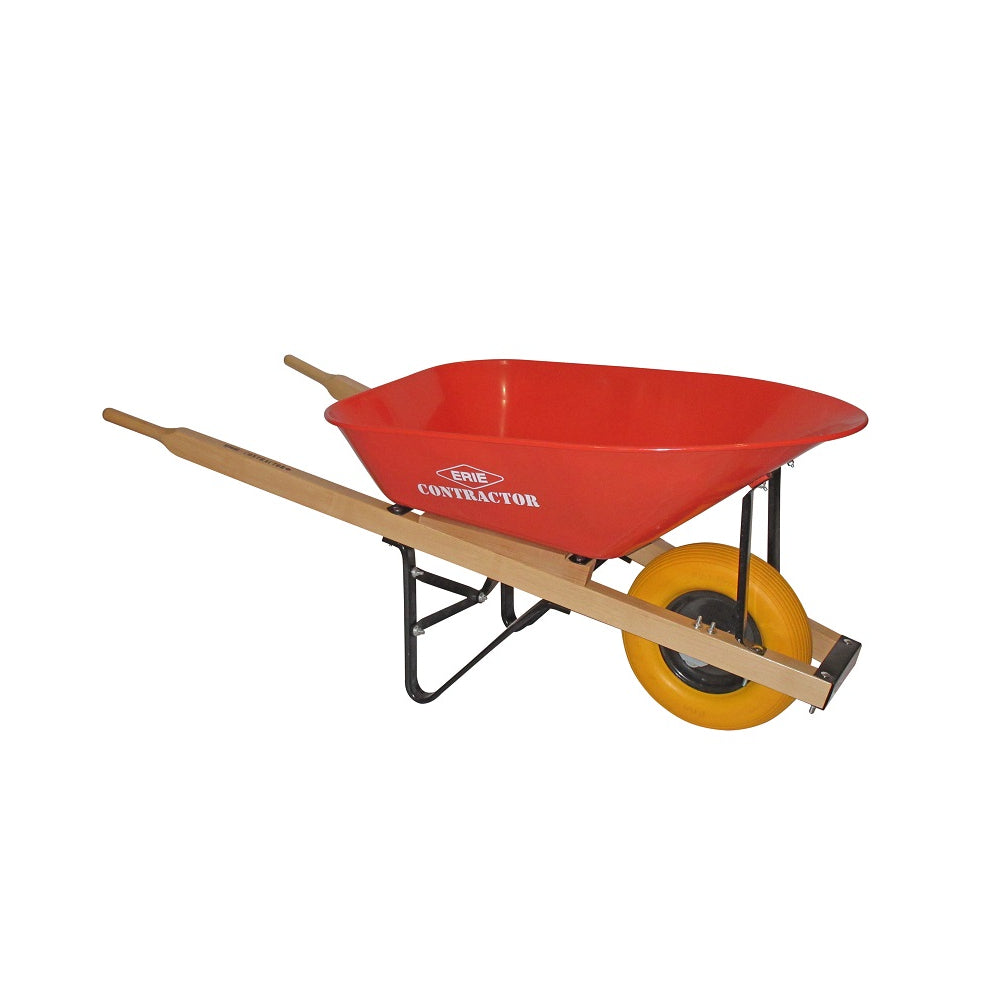 Erie EasyPour 6 cu/ft Contractor Wheelbarrow with Flat Free Tire
