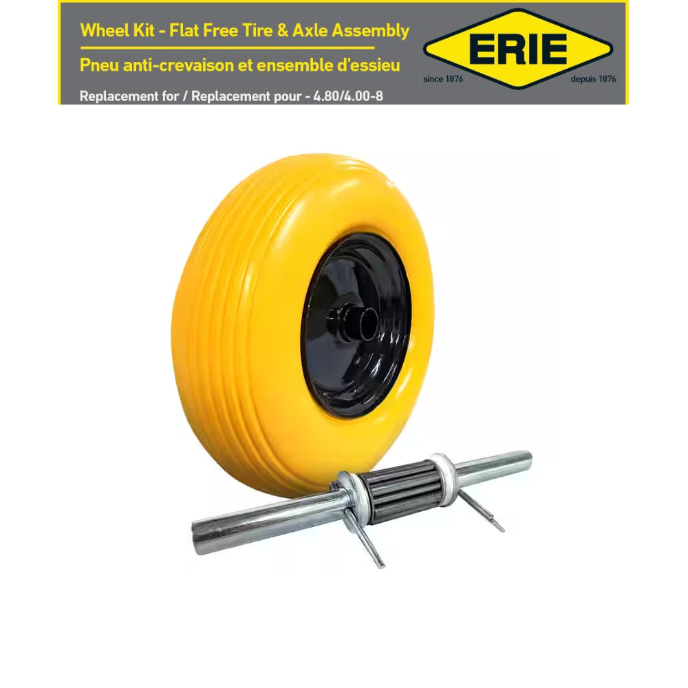 Erie Big Flat Free Wheel Kit for 6 cu/ft Wheelbarrow