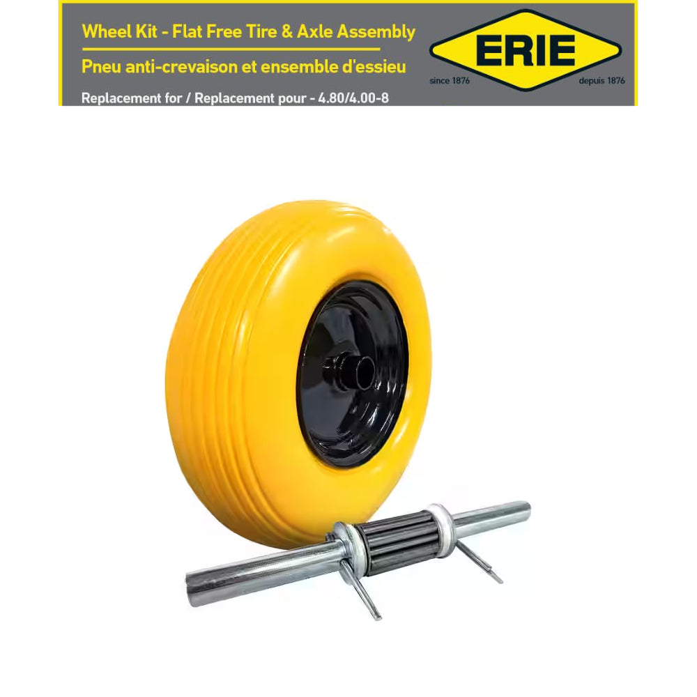 Erie Flat Free Wheel Kit for 6 cu/ft Wheelbarrow