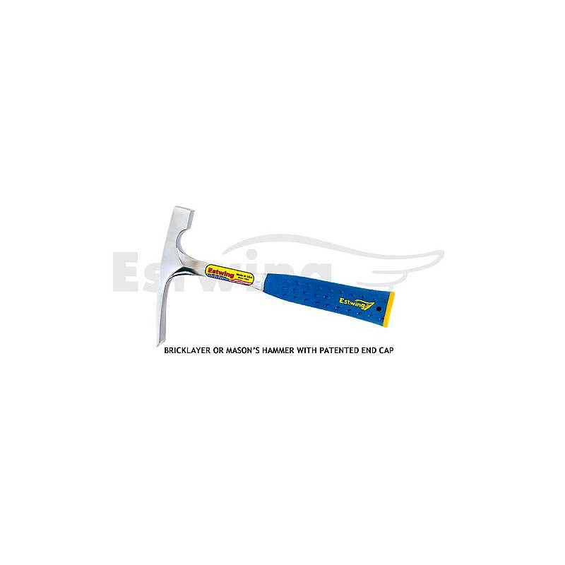 Estwing 20 oz. Bricklayer Hammer with Shock Reduction Grip