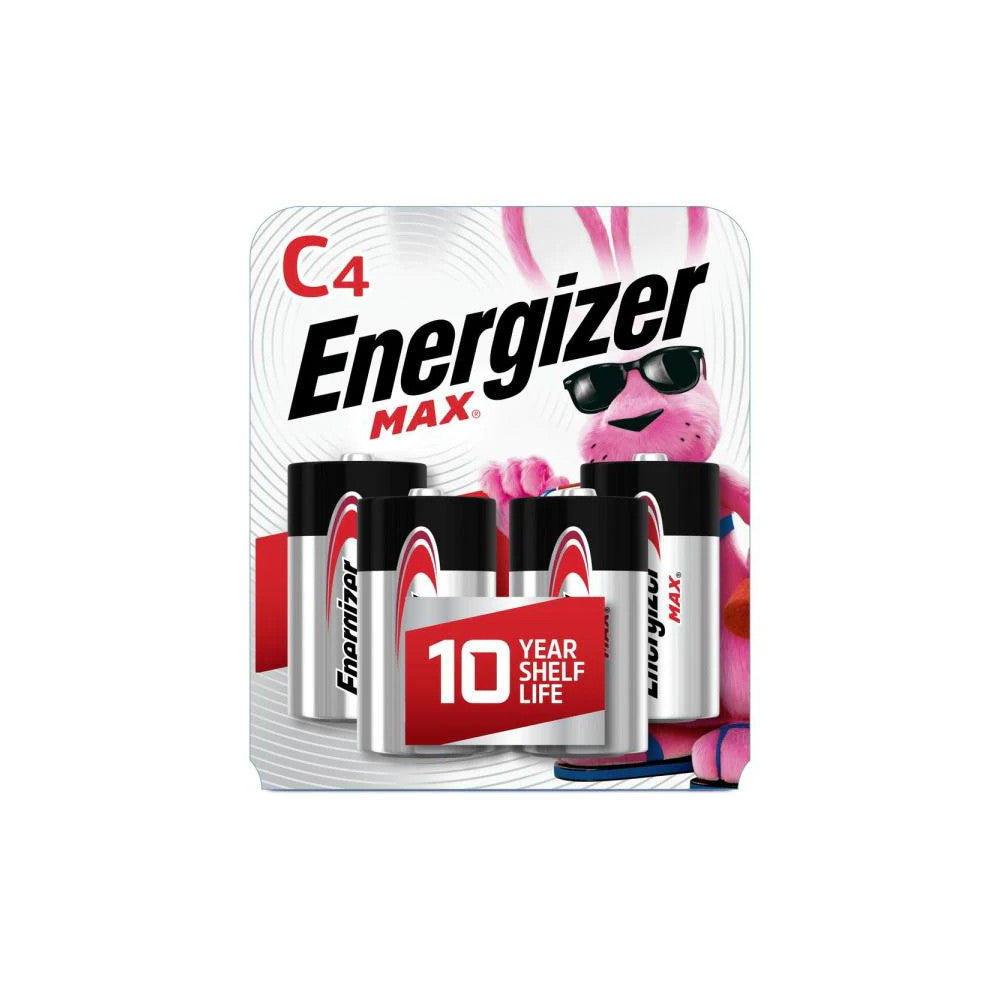 Energizer E93BP-4 MAX Alkaline C Batteries - 4pk