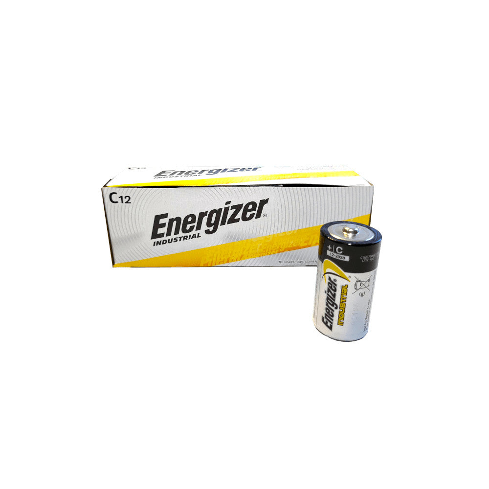 Energizer EN93 Industrial Alkaline C Batteries - 12pk