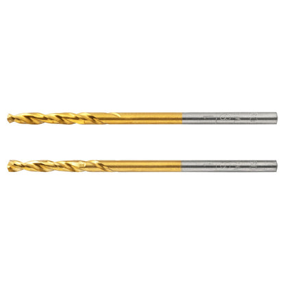 DeWalt DW1308 1/8 Inch Titanium Nitride Coated Drill Bit - 2pk