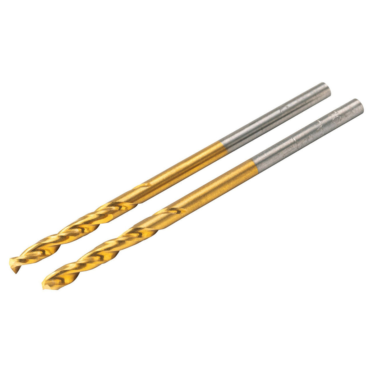 DeWalt DW1308 1/8 Inch Titanium Nitride Coated Drill Bit - 2pk