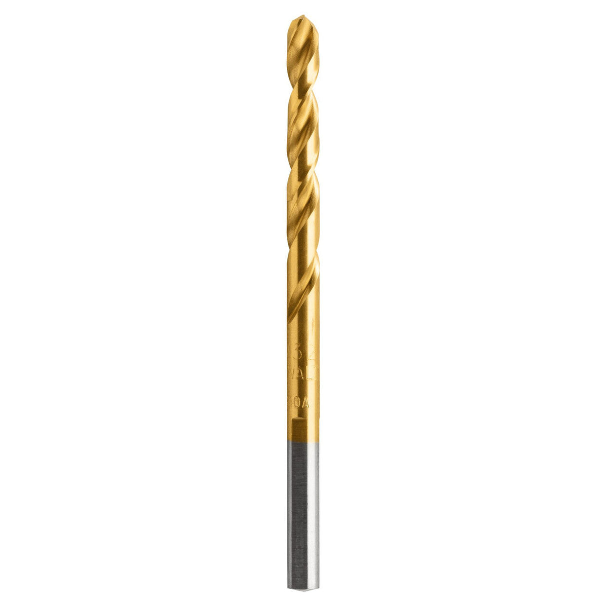 DeWalt DW1314 7/32 inch Titanium Nitride Coated Drill Bit showing different angle