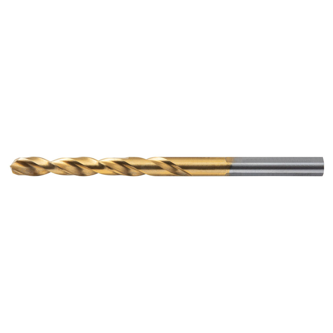 DeWalt DW1316 1/4 inch Titanium Nitride Coated Drill Bit showing different angle