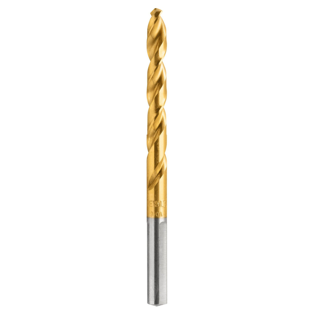 DeWalt DW1320 5/16 inch Titanium Nitride Coated Drill Bit showing different angle