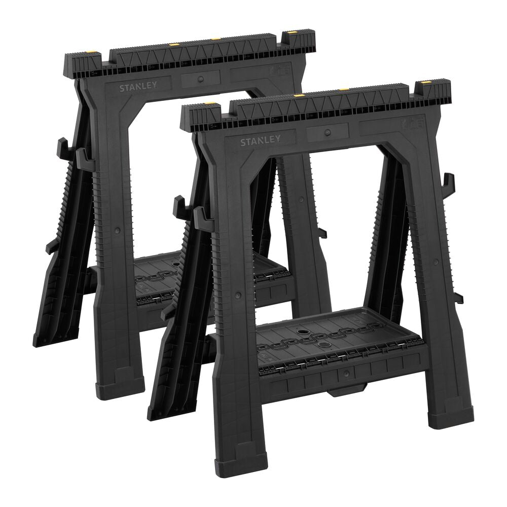 Stanley 31in Portable Folding Sawhorses - 2pk