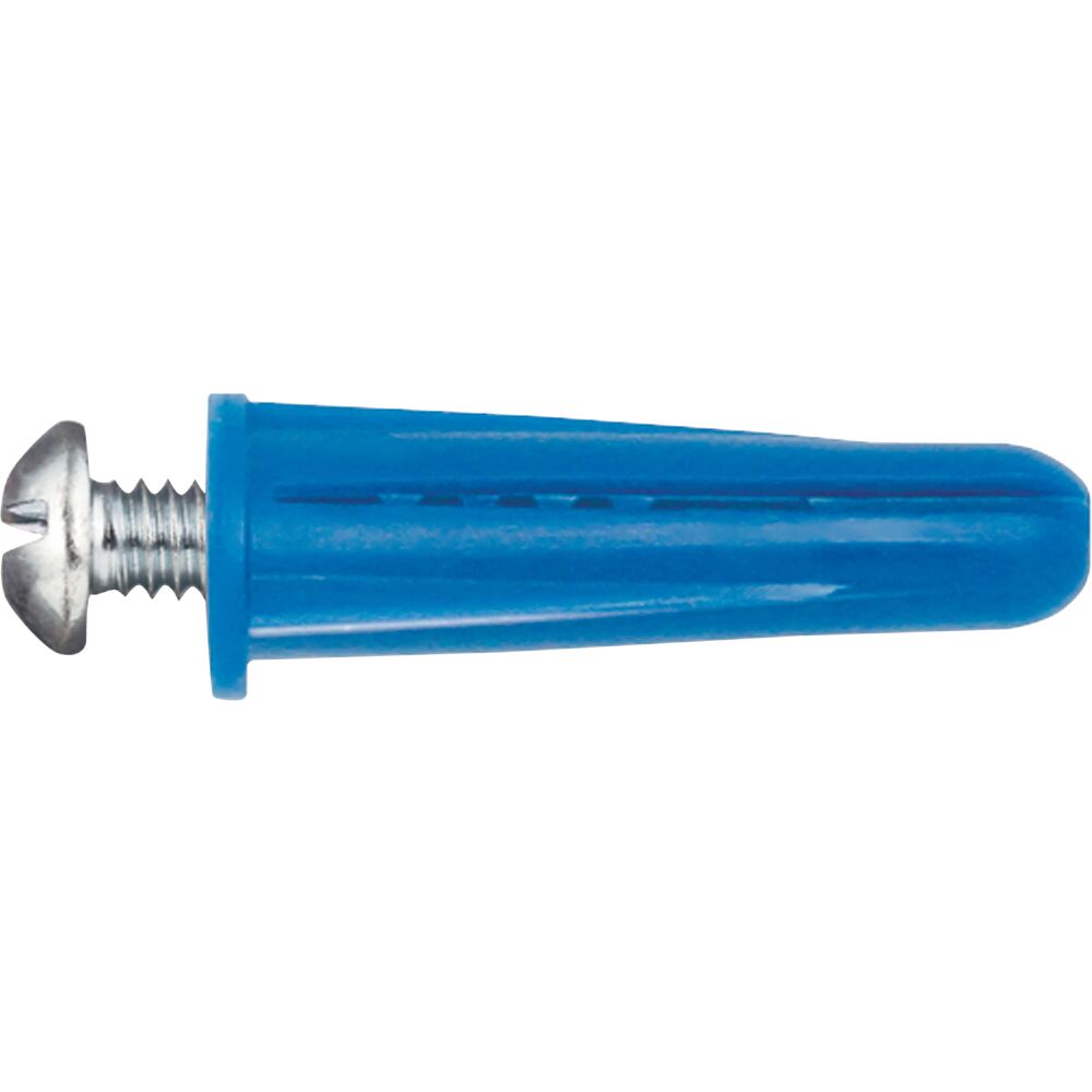 DeWalt #6-8 x 3/4in Bantam Plastic Plug Anchor - 100pk